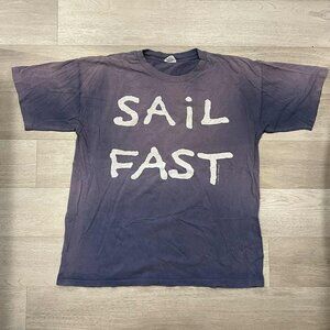 Vintage Gravity Graphics "Sail Fast, Live Slow" graphic tee shirt